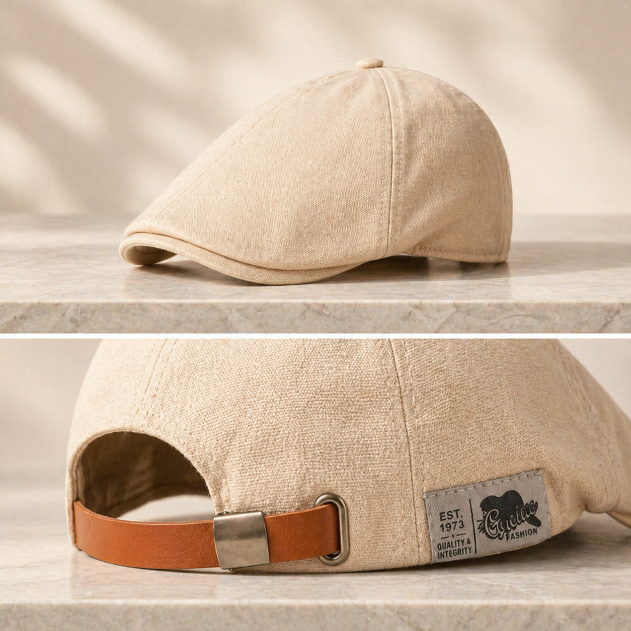 Topi Flat Cap Musim Panas